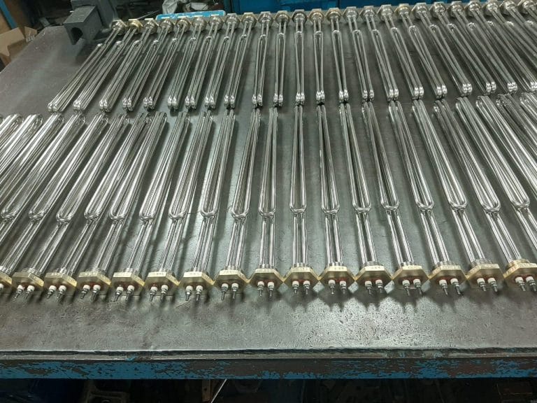 Batch of tubular heating elements