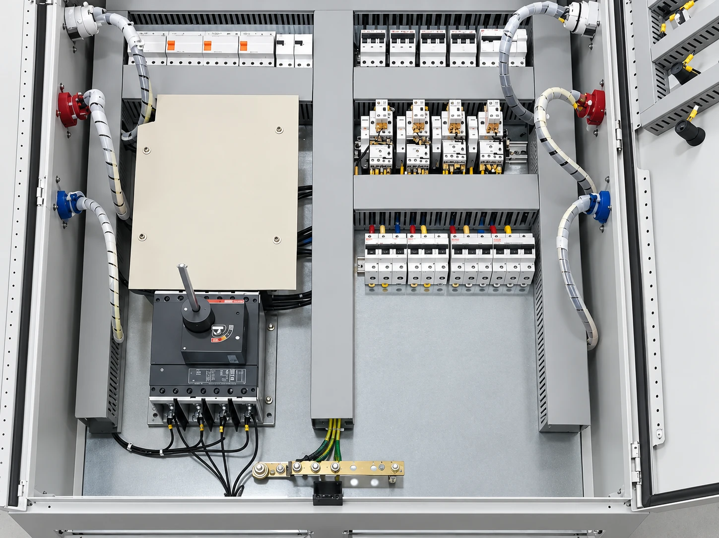 Temperature control panels built in the AME workshop Temperature control panels built in the AME workshop