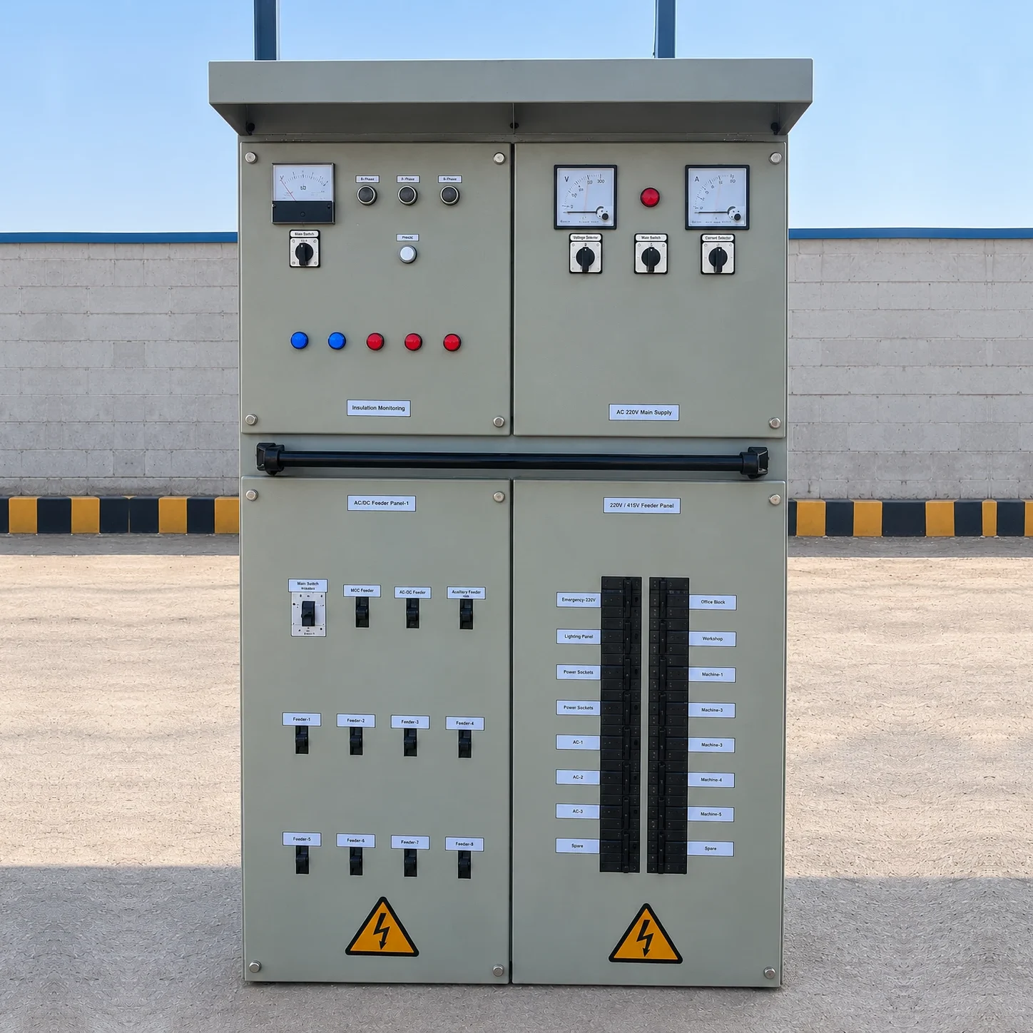 Ship main switchboard built in the AME workshop